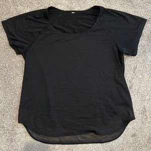 Lululemon Short Sleeve Shirt with Mesh Hemline